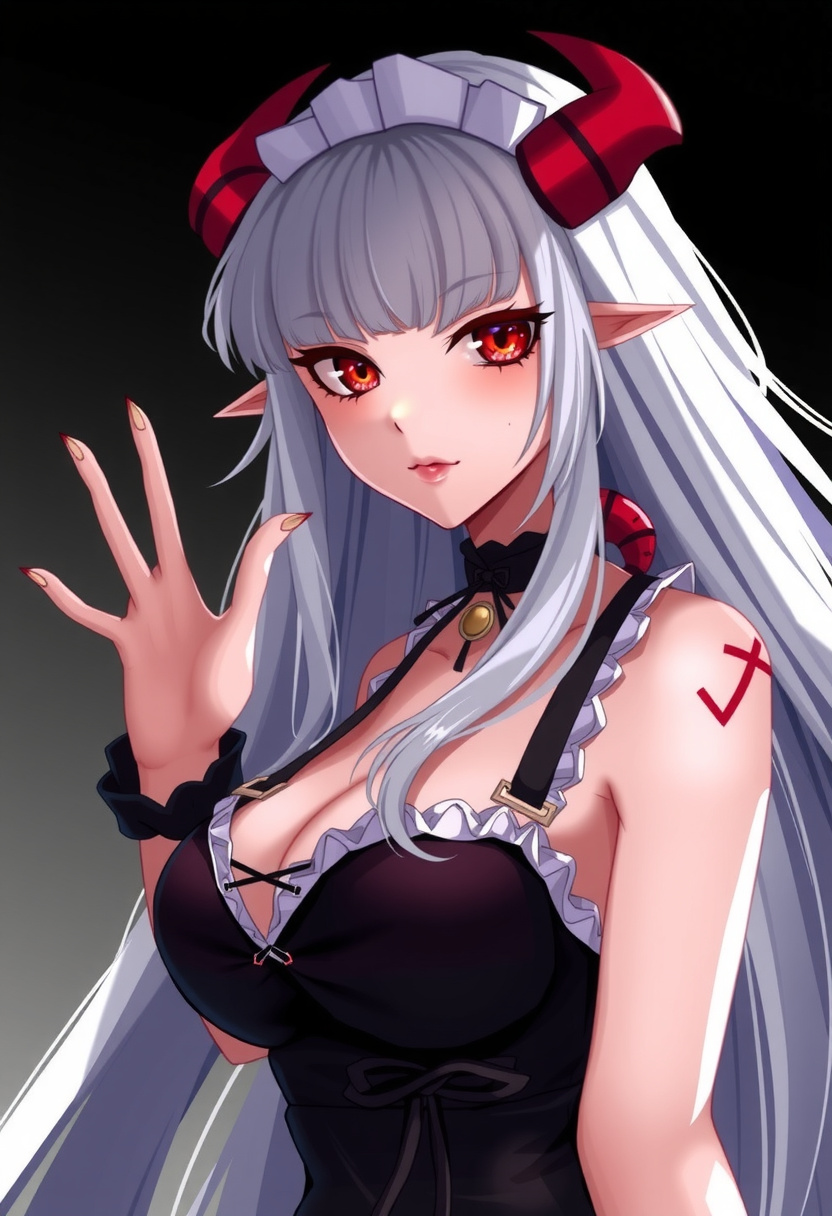 Cinderlace - AI Character full body portrait by NeonVivid