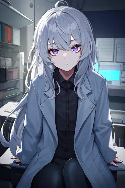 Dr. Moon - AI Character full body portrait by VectorGhost