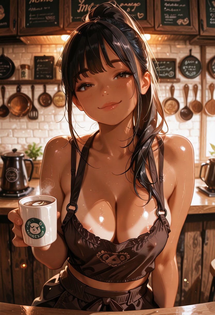 luna, the coffee shop siren - AI Character