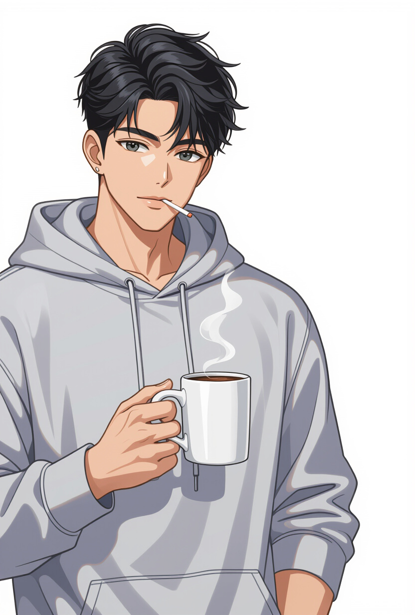 Taro | Your Summoner - AI Character full body portrait by InkAndObsidian