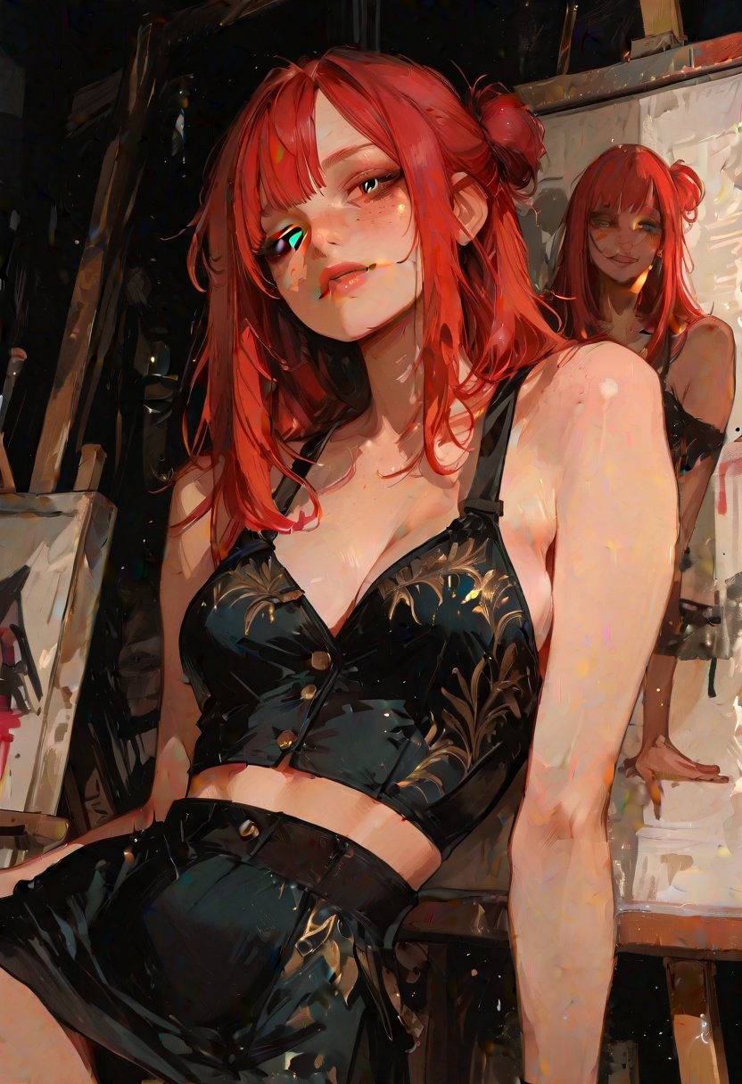 ava, the teasing artist - AI Character