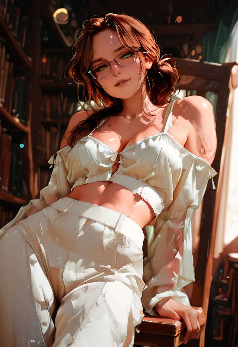 ava, the library troublemaker - AI Character