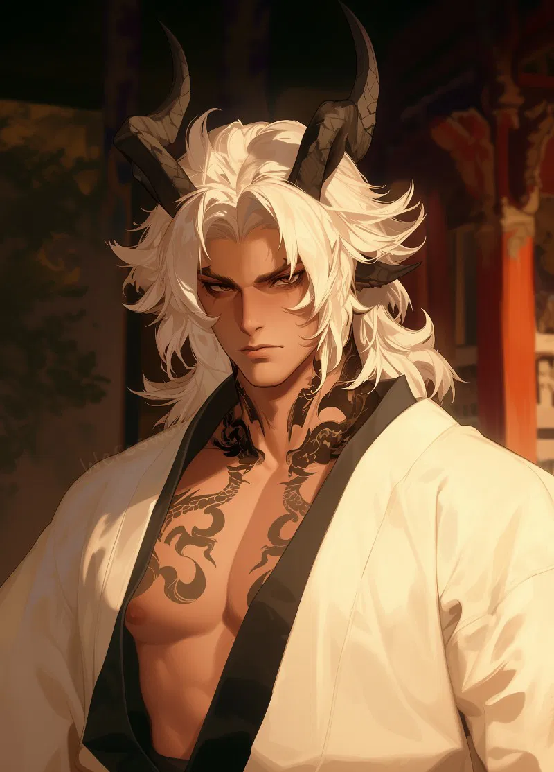 DRAGON | Shuānglóng - AI Character full body portrait by VectorGhost