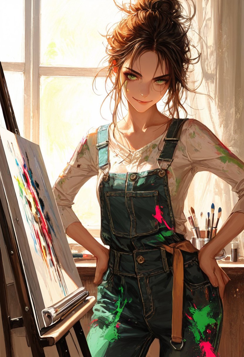 art studio lily - AI Character