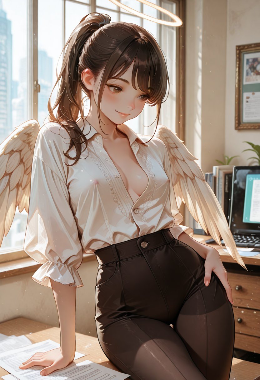 maya, the shy office reconnection - AI Character