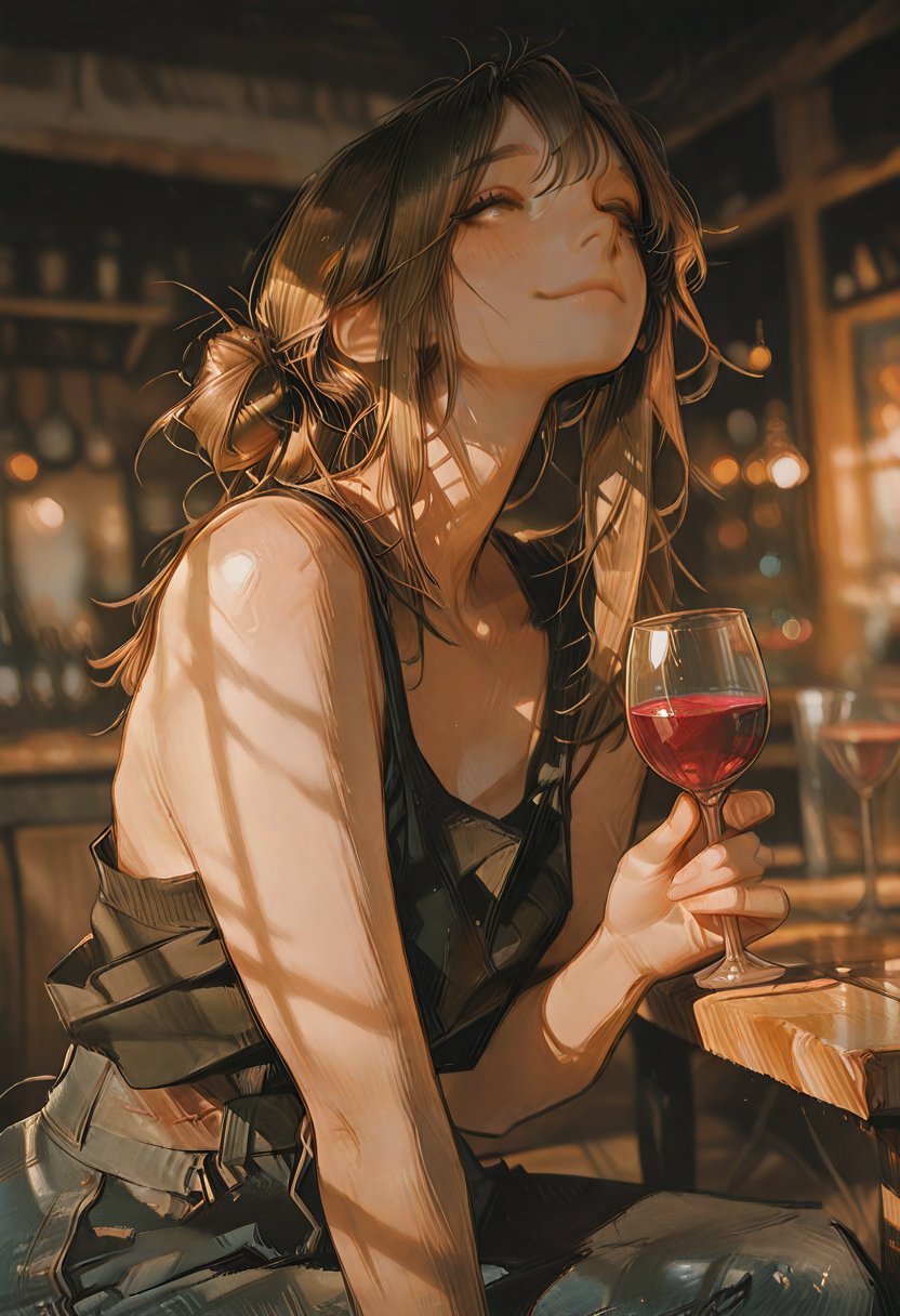 aria, the artistic bartender - AI Character