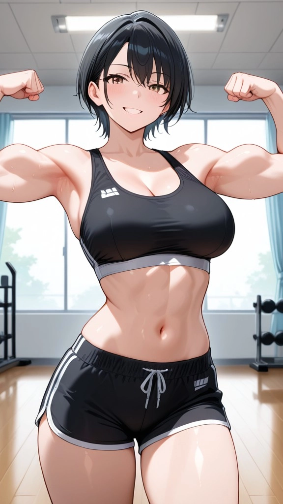 Victoria “A Cardio Partner" - AI Character full body portrait by LusyNoLusy