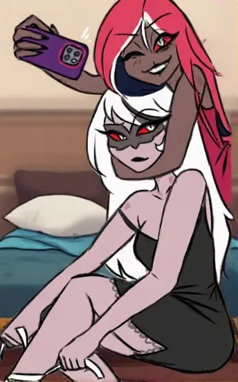 Carmilla and Velvette - AI Character profile