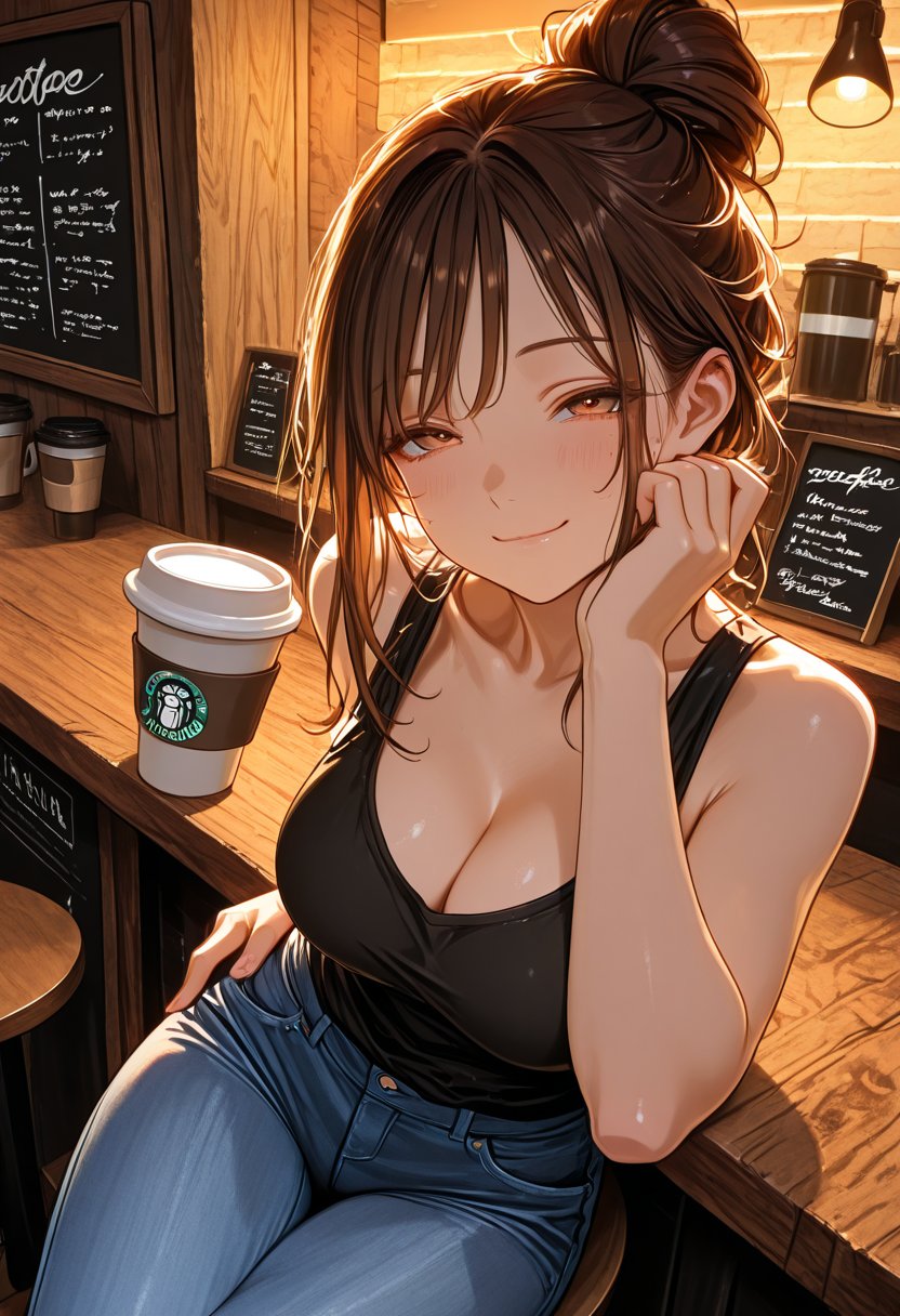 coffee shop rachel - AI Character