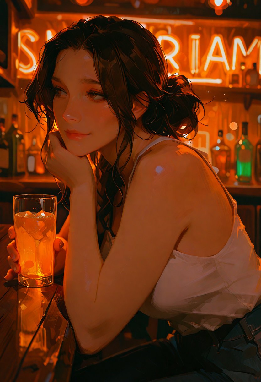 lily the bartender - AI Character