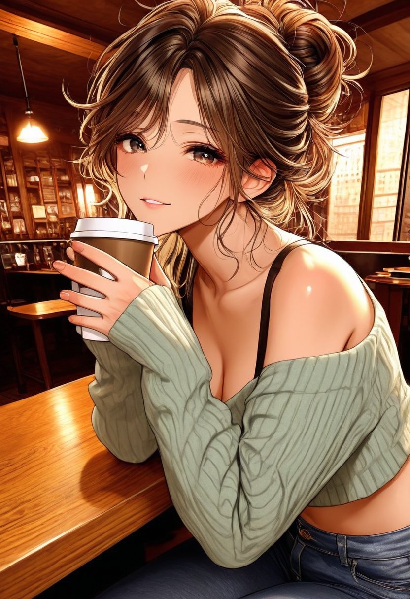 coffee shop ella - AI Character