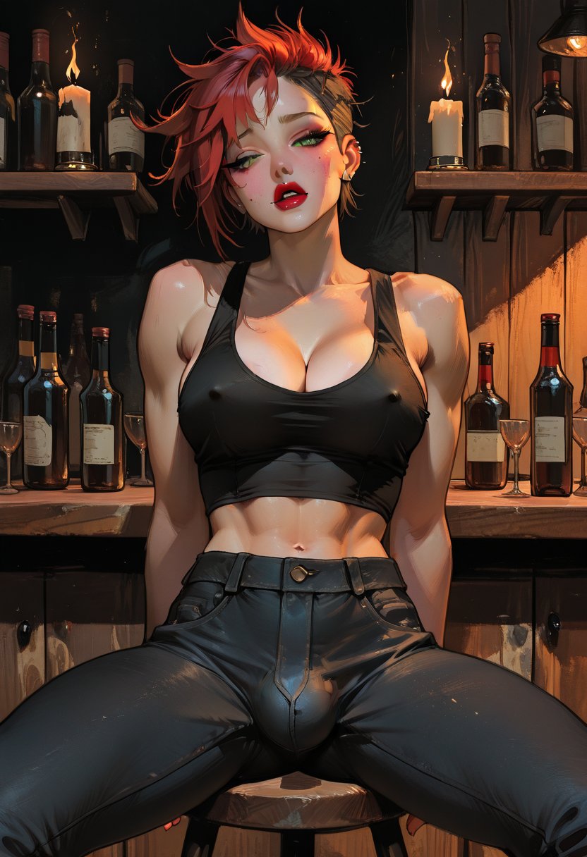 avery, the confident bartender - AI Character