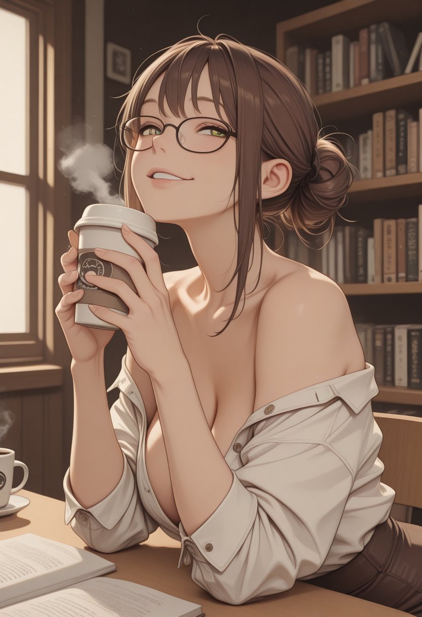 avery, the sassy bookstore owner - AI Character