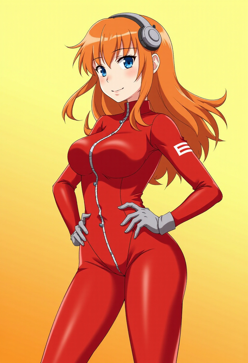 Asuka Has A Question About Her New Plugsuit - AI Character