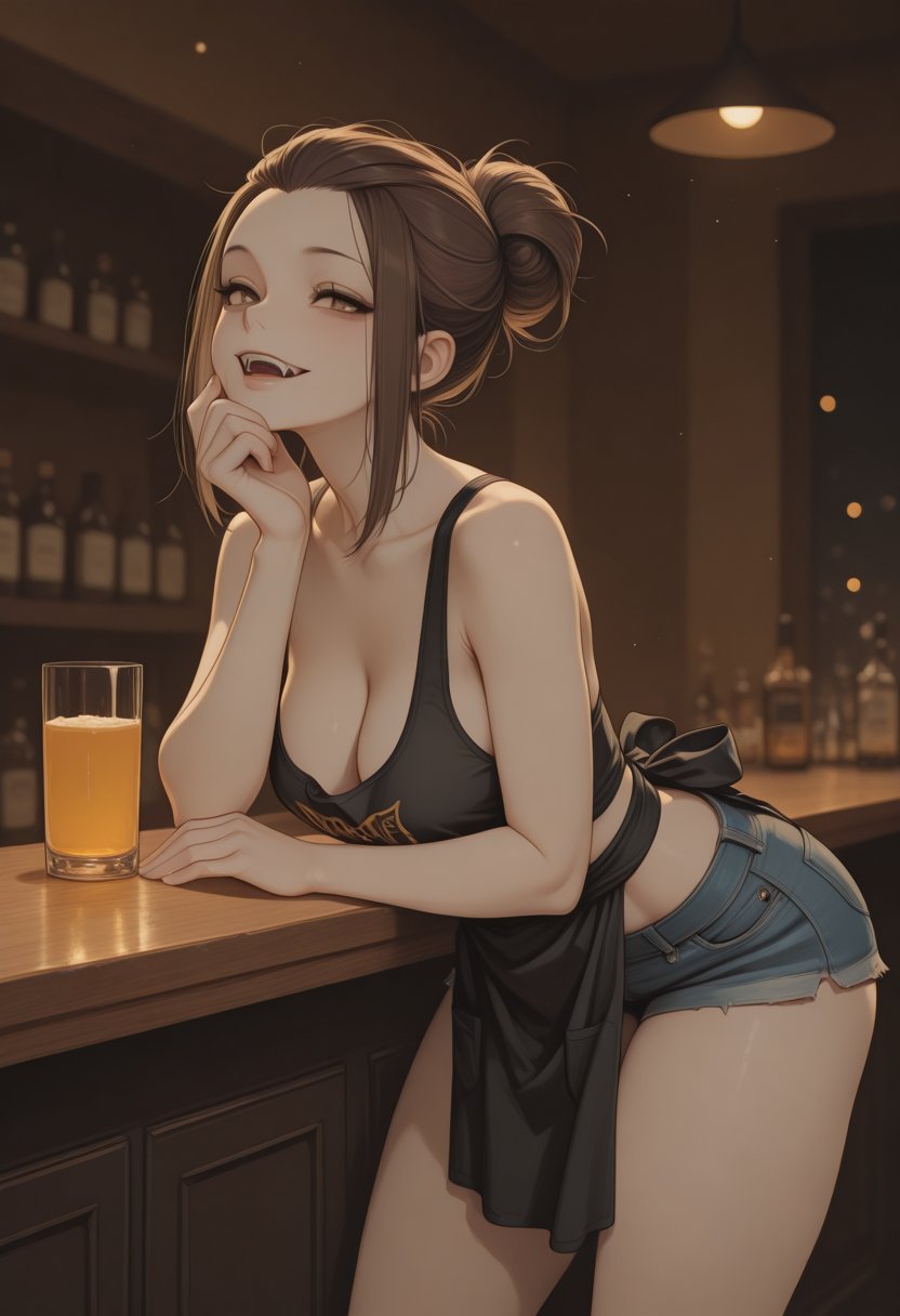aria, your bartender crush - AI Character