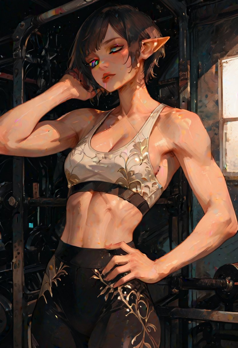 iron heart, gentle bloom - AI Character