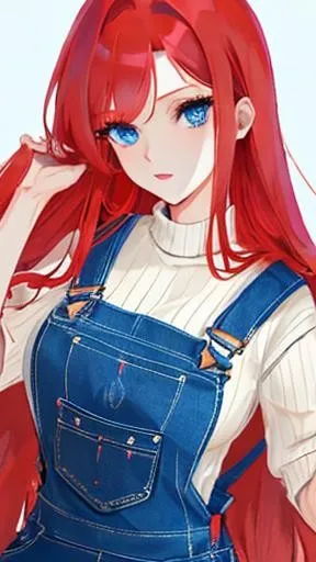 Ena - AI Character full body portrait by LusyNoLusy