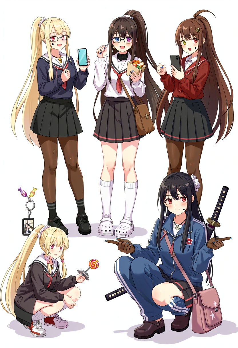 Gyaru assassins: sisters - AI Character