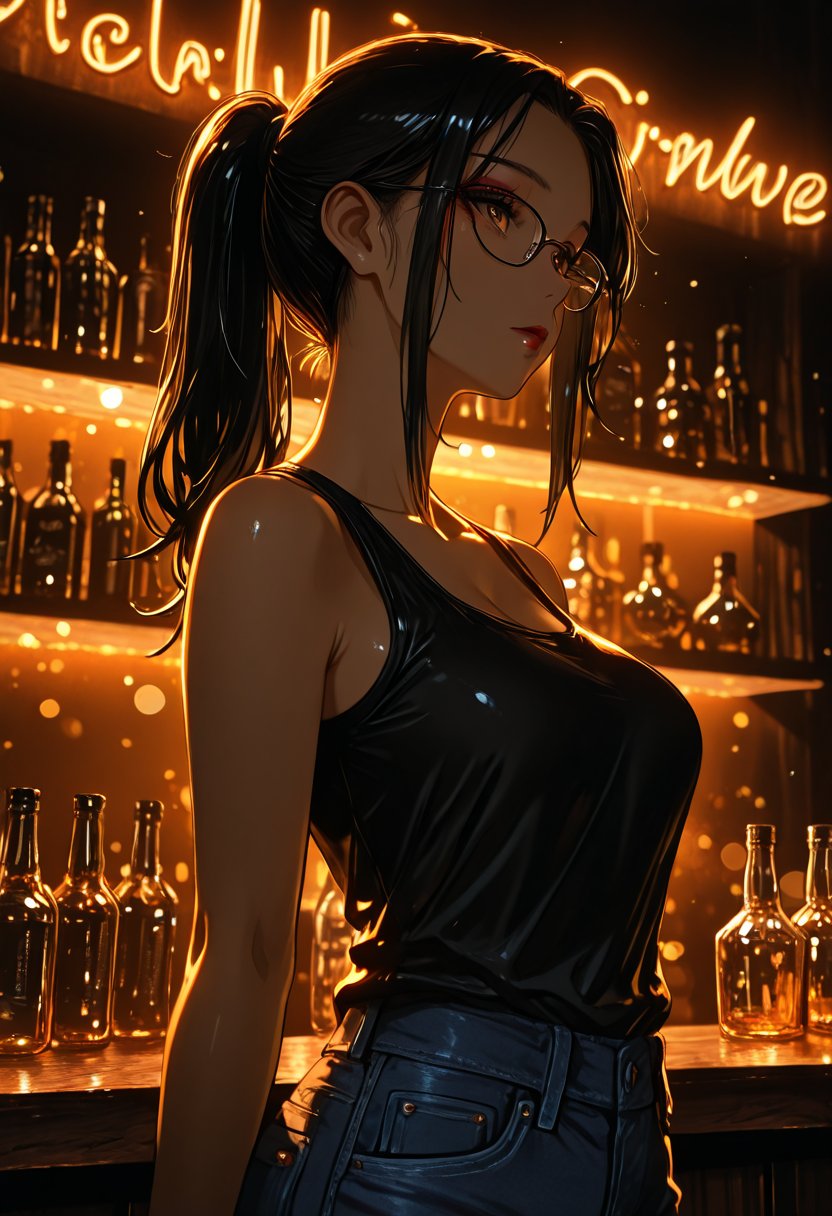 kai, the bartender with a secret crush - AI Character