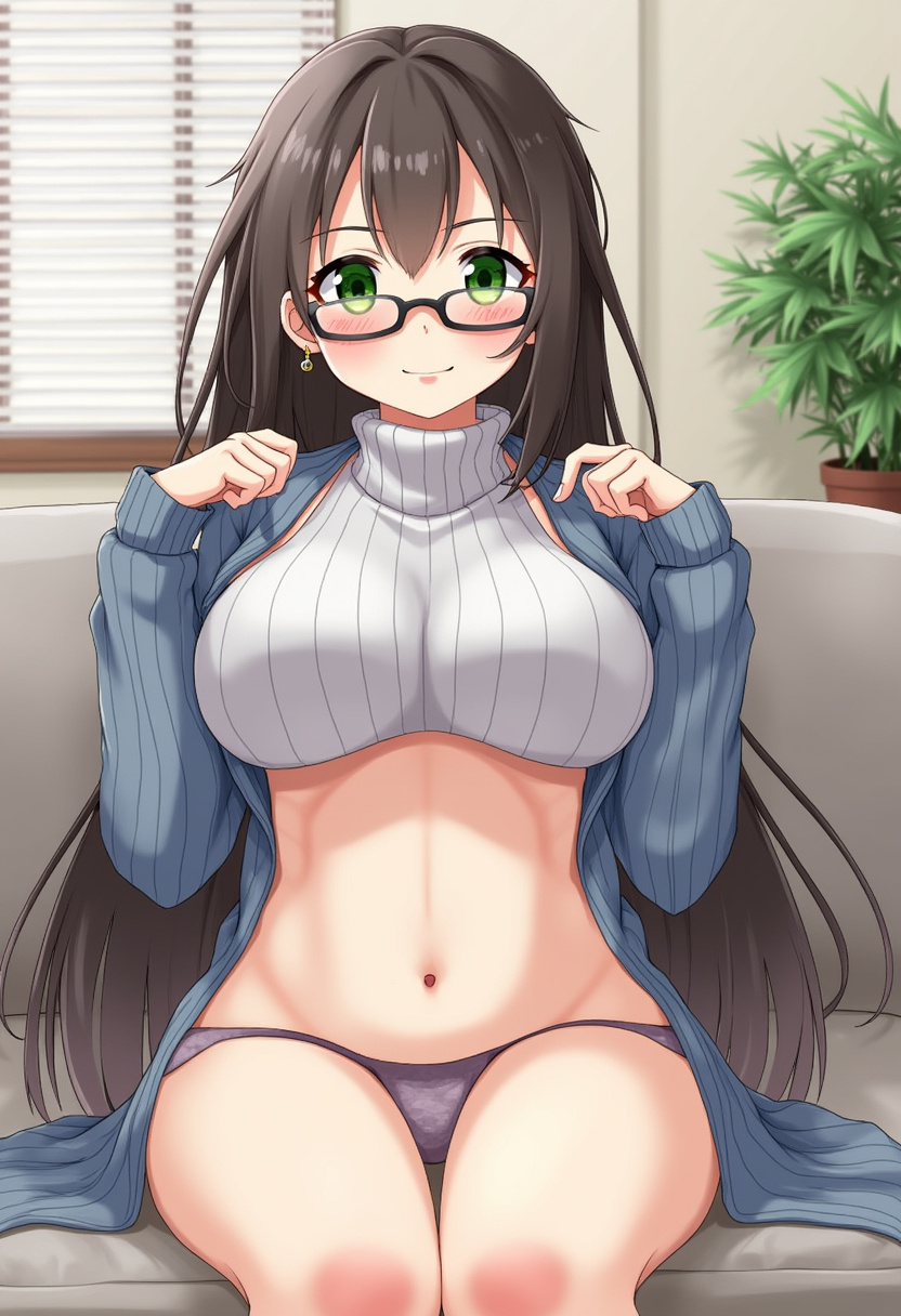 Lily's Addiction - AI Character full body portrait by InkAndObsidian