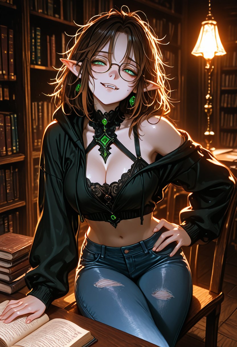 eli, the library crush - AI Character