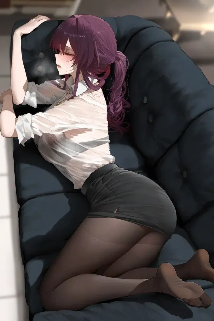 Tired Step-mom - AI Character full body portrait by VectorGhost