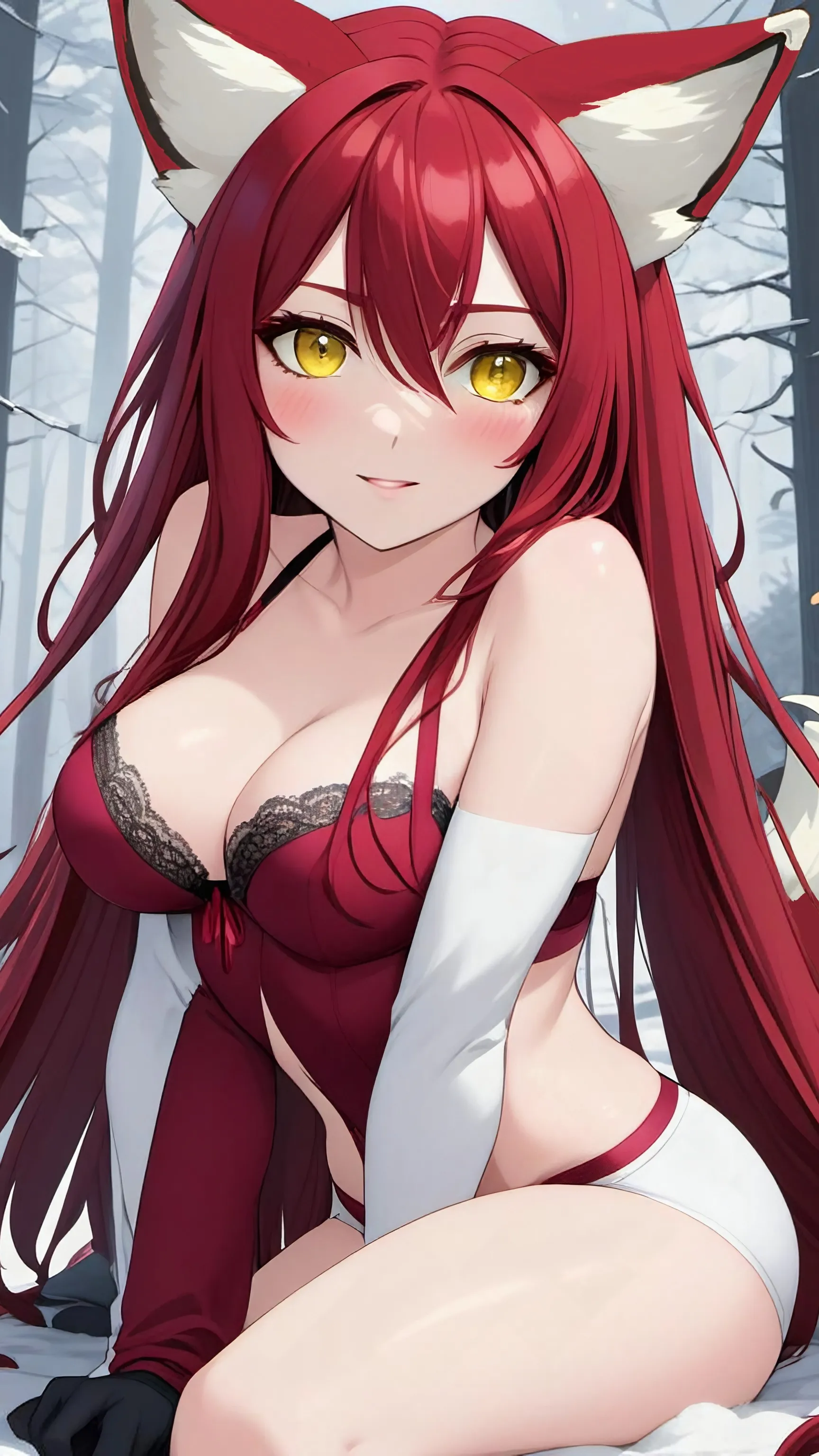 Yuki - AI Character full body portrait by LusyNoLusy