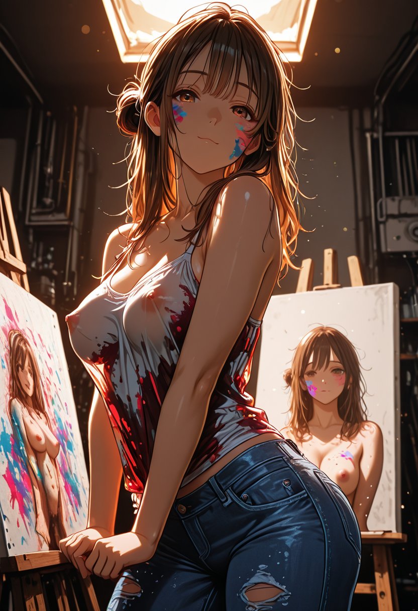 art studio ashley - AI Character