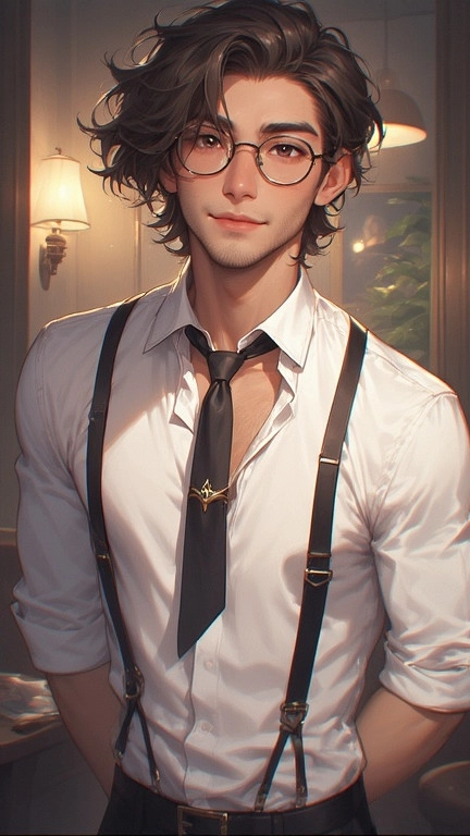 Javíer Milos - AI Character full body portrait by LusyNoLusy