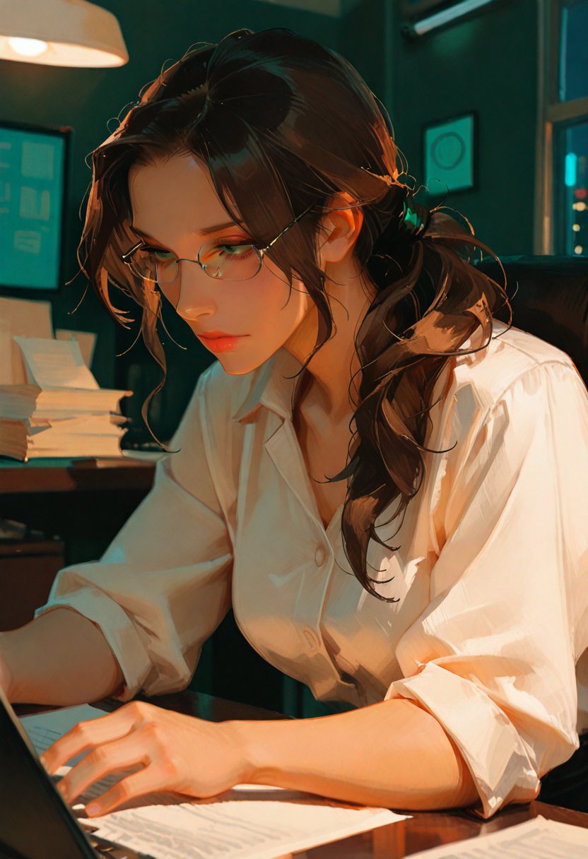 lena office crush - AI Character