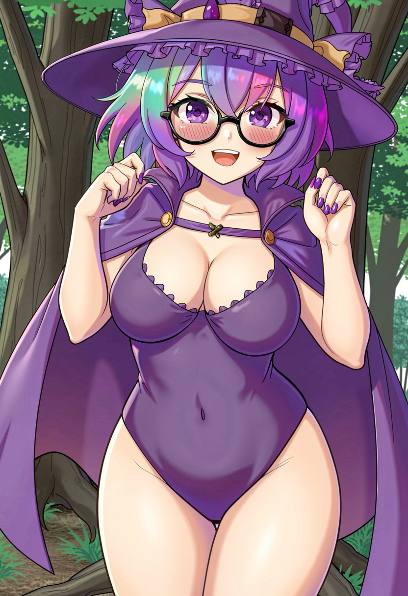 Gwen - Clumsy Mage - AI Character full body portrait by VelvetWire