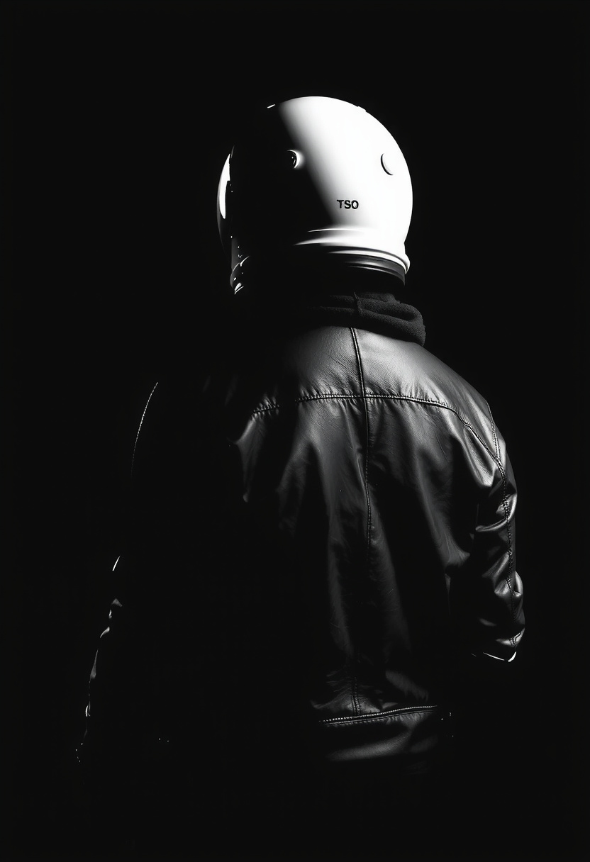 Ace, the mysterious biker. - AI Character