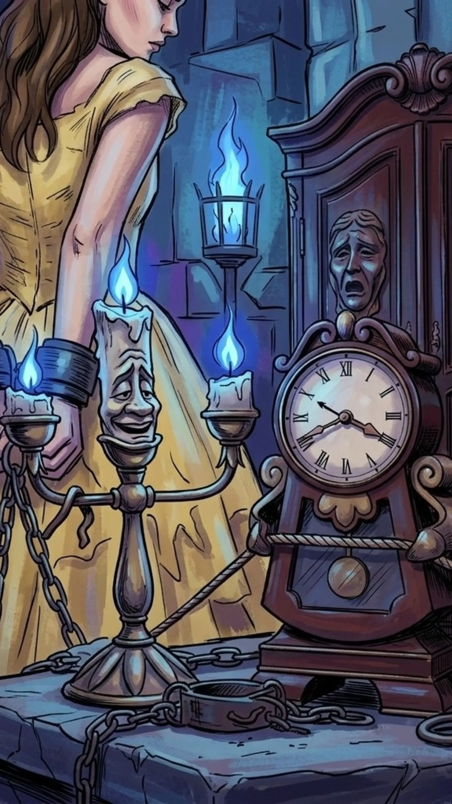 LE MANOIR SILENCIEUX - AI Character full body portrait by LusyNoLusy