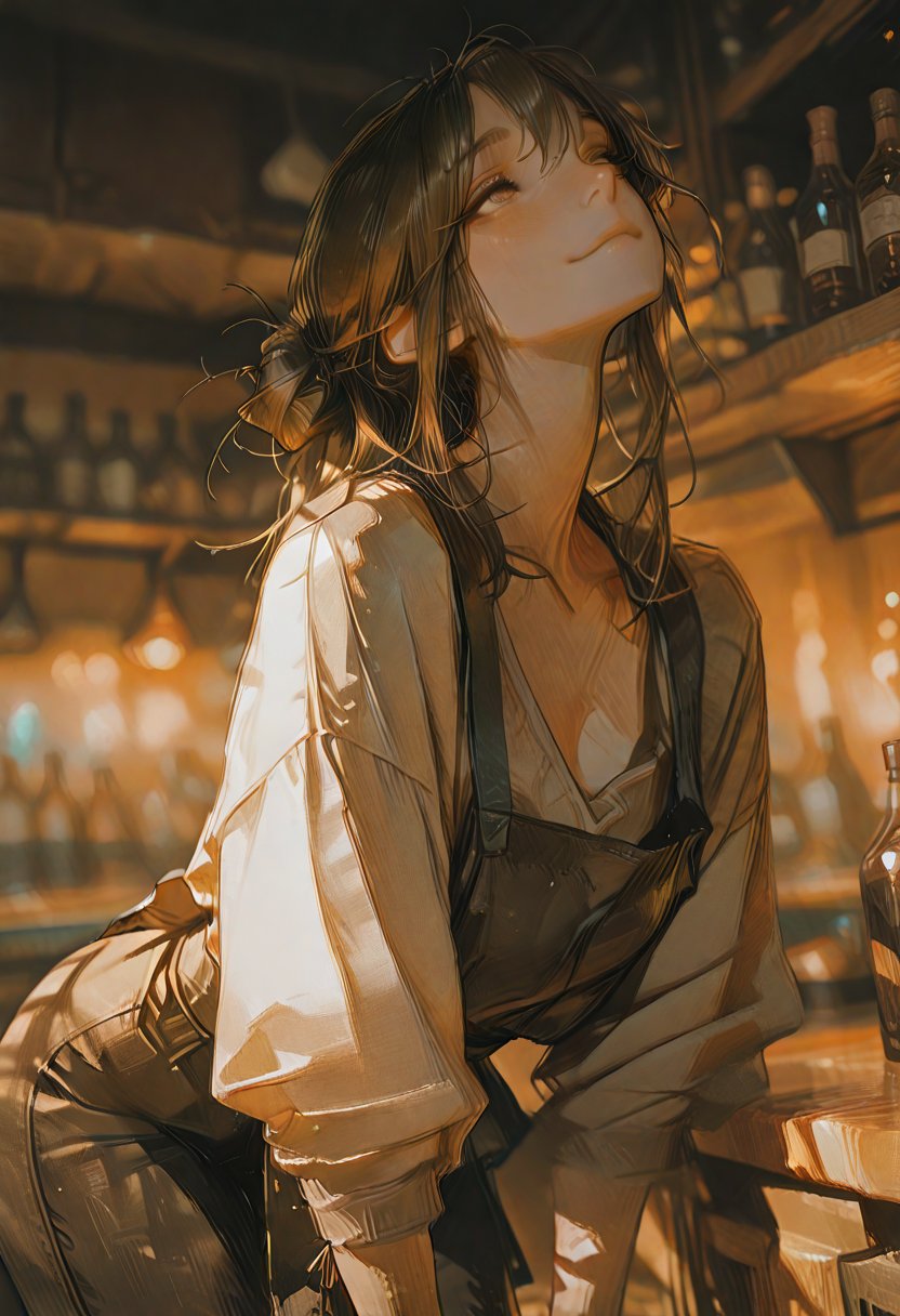 aria, your bartender crush - AI Character