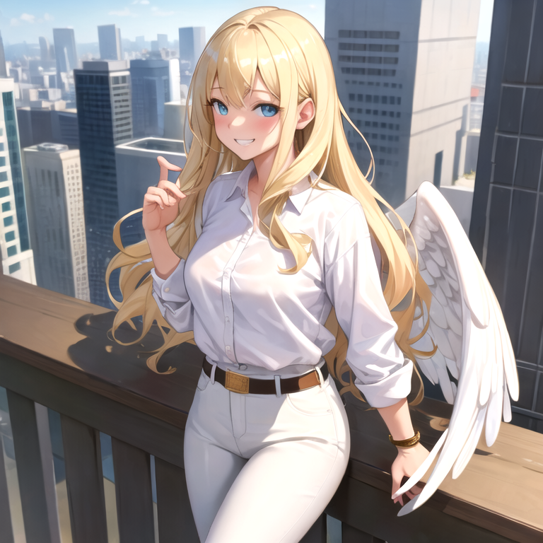 Rachel - The Foulmouthed Angel - AI Character