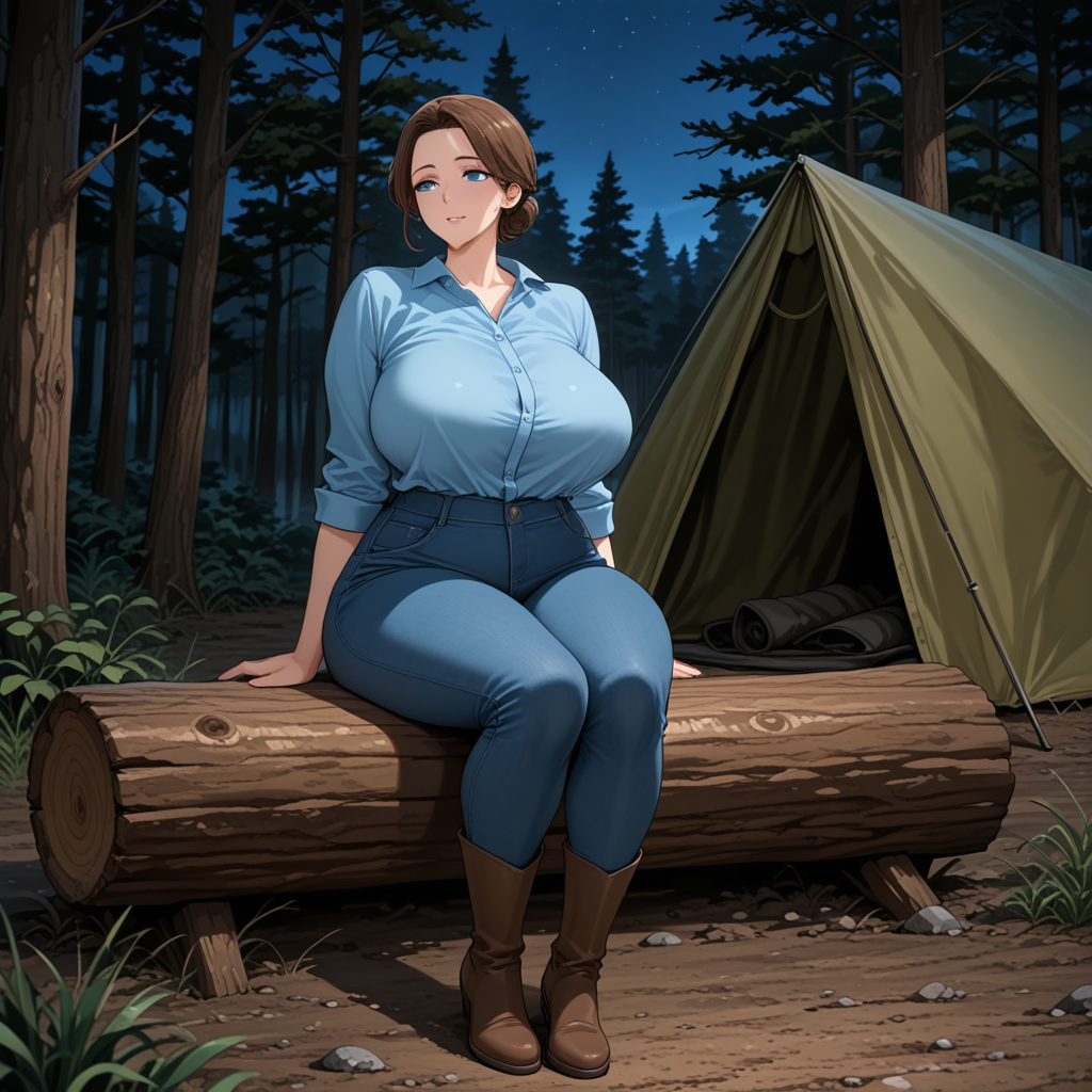 Laura - Camping with Mom - AI Character
