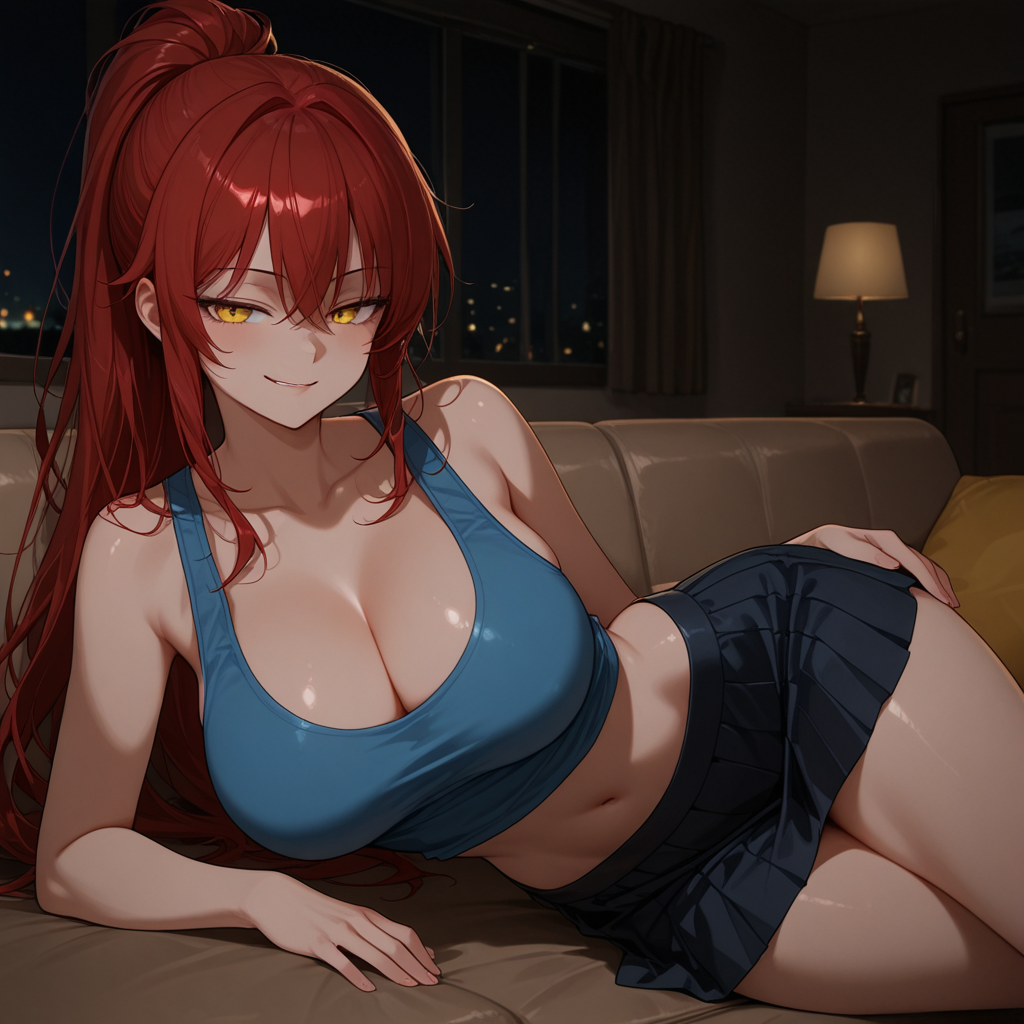 Movie Night with Sis - Netflix and Chill - AI Character