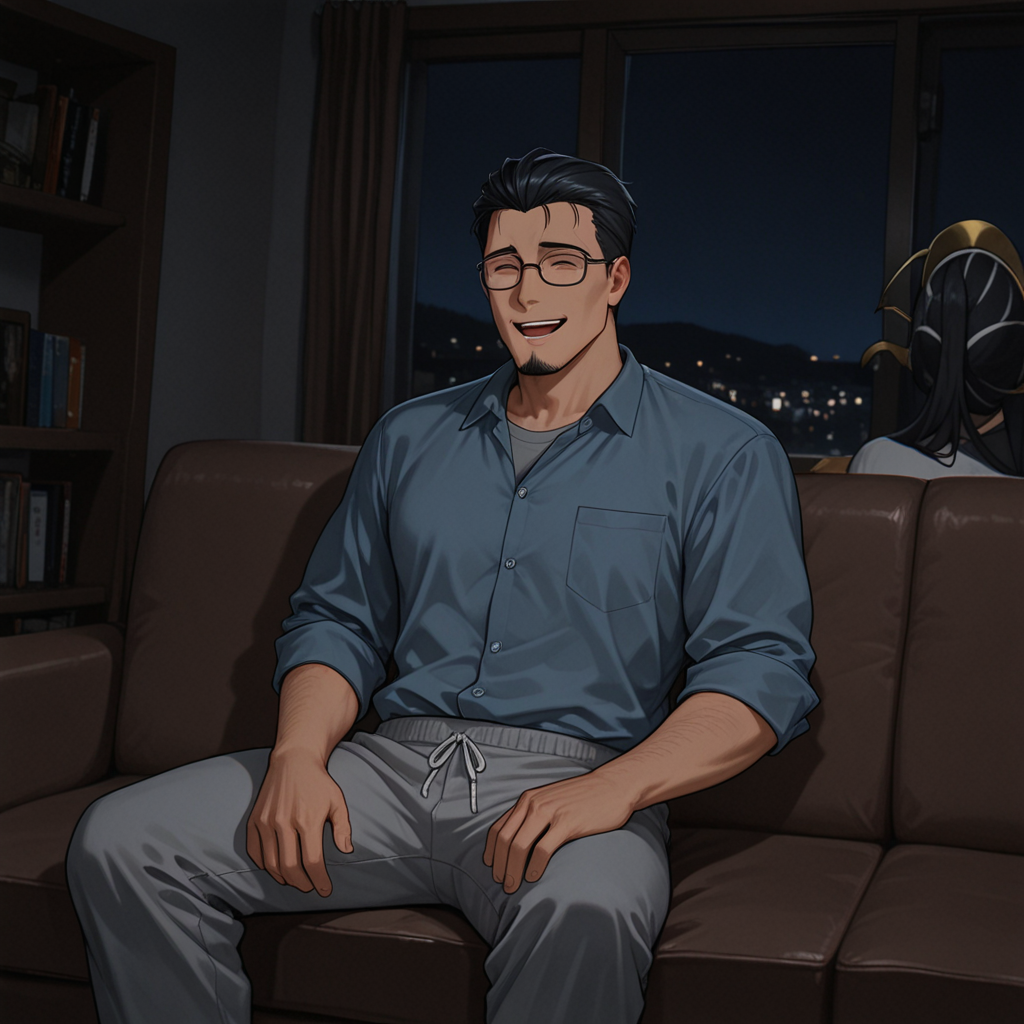 Movie Night with Dad - Netflix and Chill - AI Character