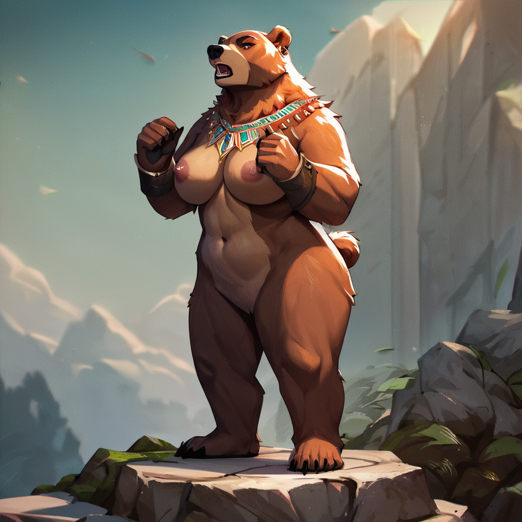 A Bear with Tits - AI Character