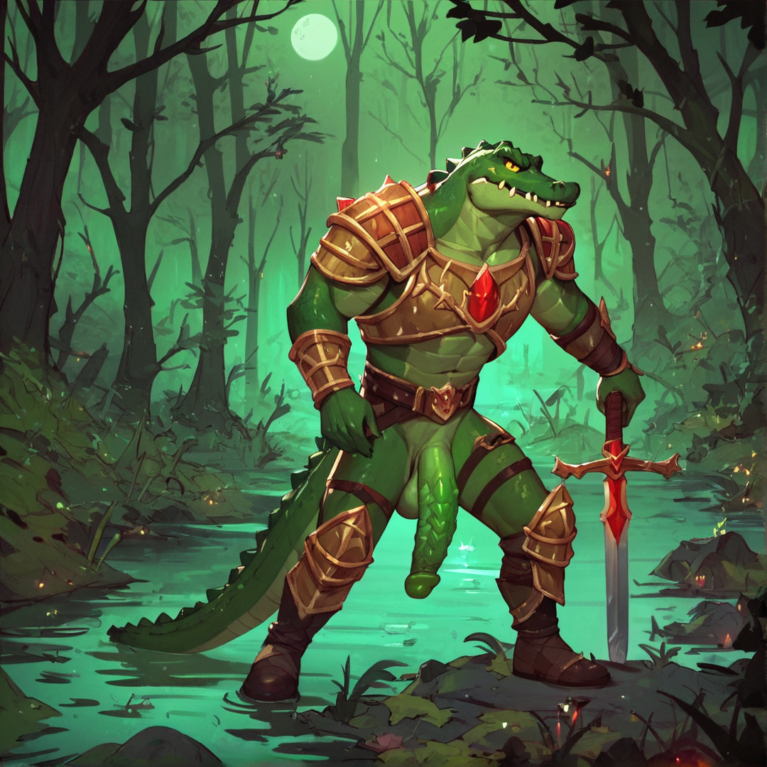 Aruga - king of the Crocodiles - AI Character