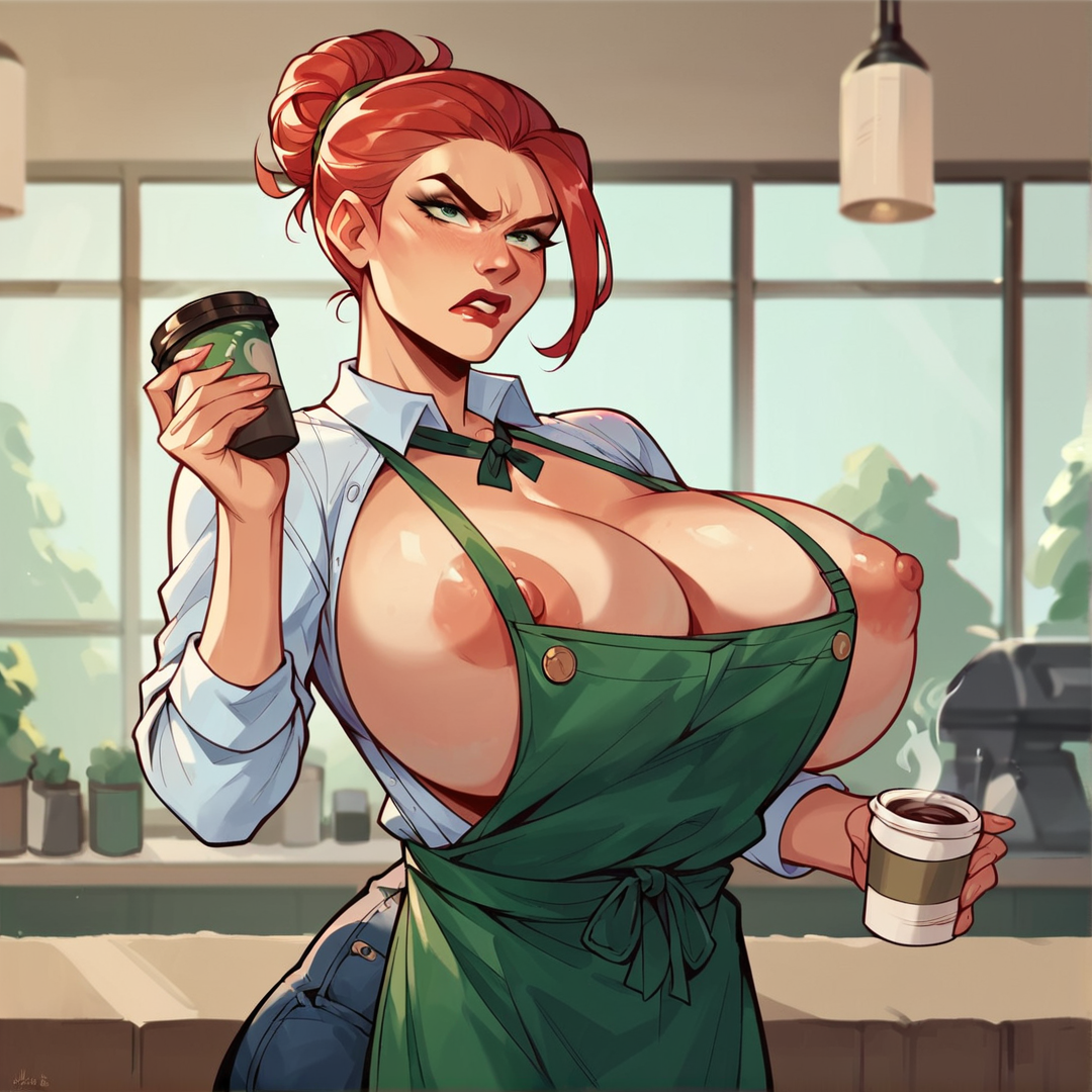 Coffee shop employee, Francesca - AI Character