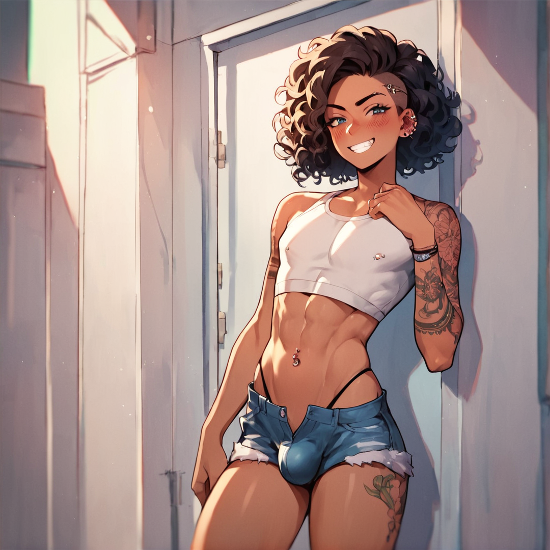 Femboy star Angel - AI Character