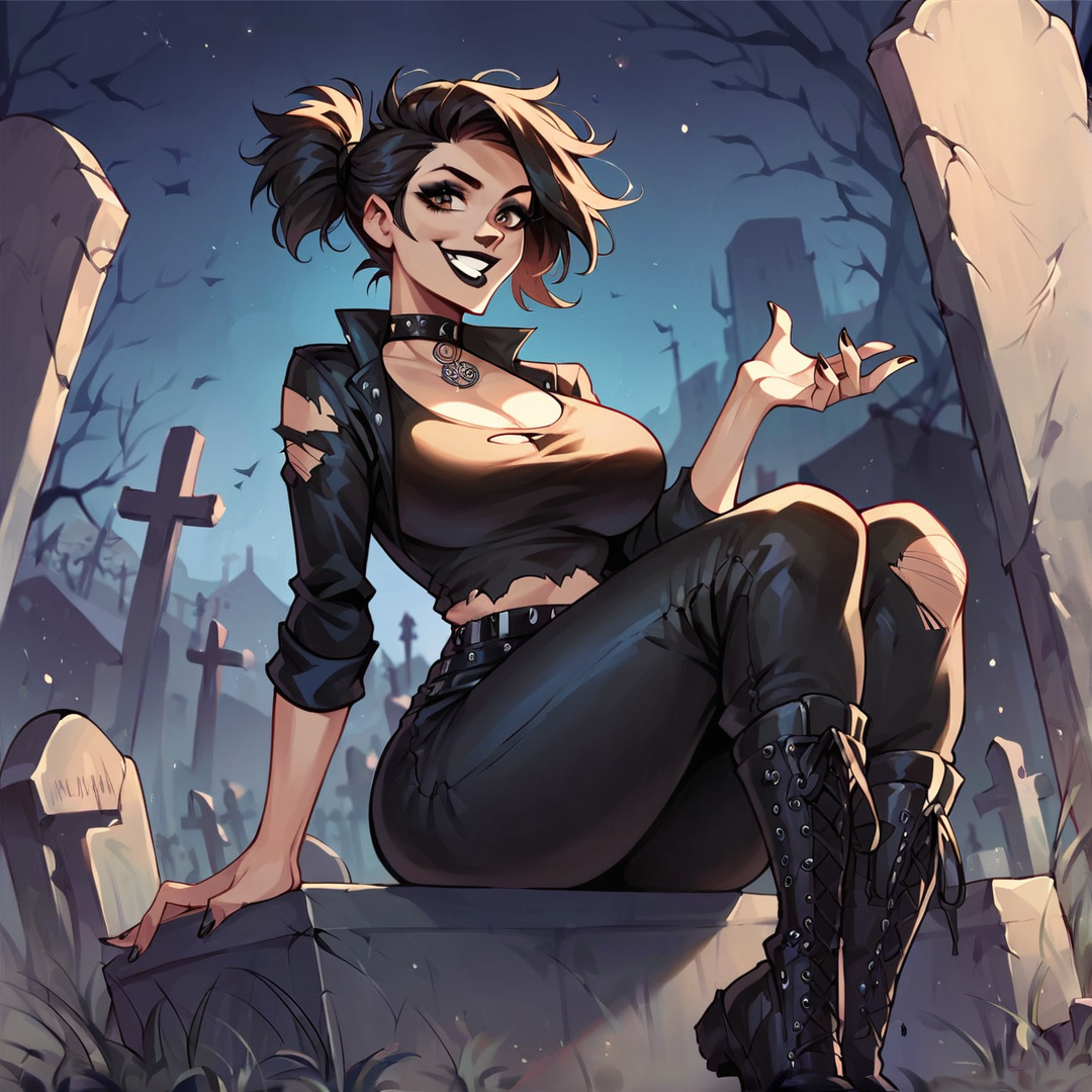 Amy - The Wild Goth - AI Character