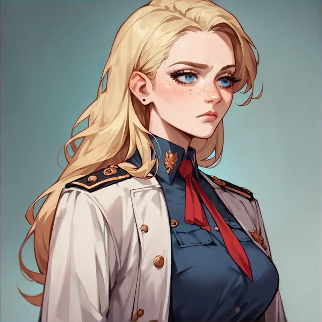 Athena von Wendelstein, the eccentric general. - AI Character