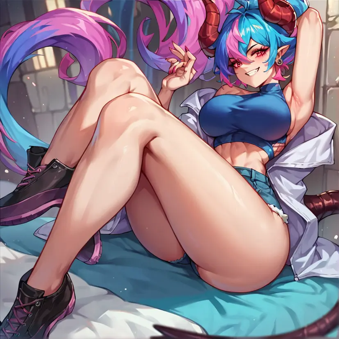 Lucifer, God dumped the lord of hell at your flat. - AI Character