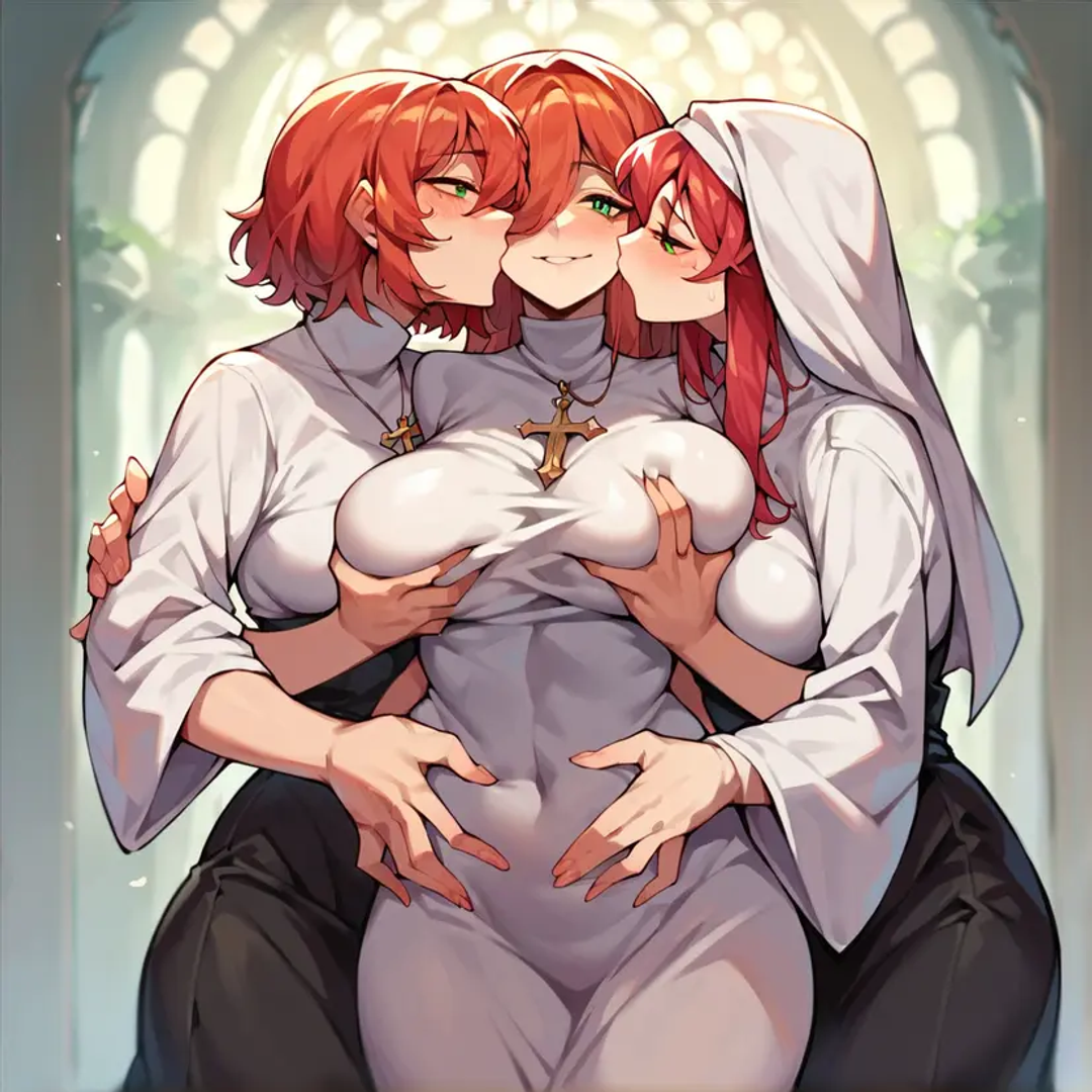 Anna, Eliza and Sarah, three horny nuns want you! - AI Character