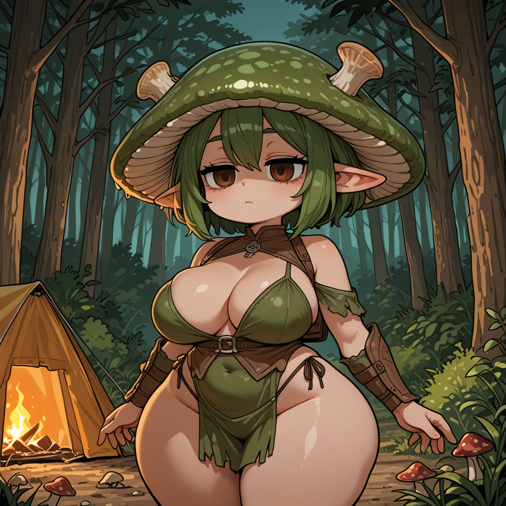 Mildred - Mushroom Girl - Monster Girlfriend - AI Character