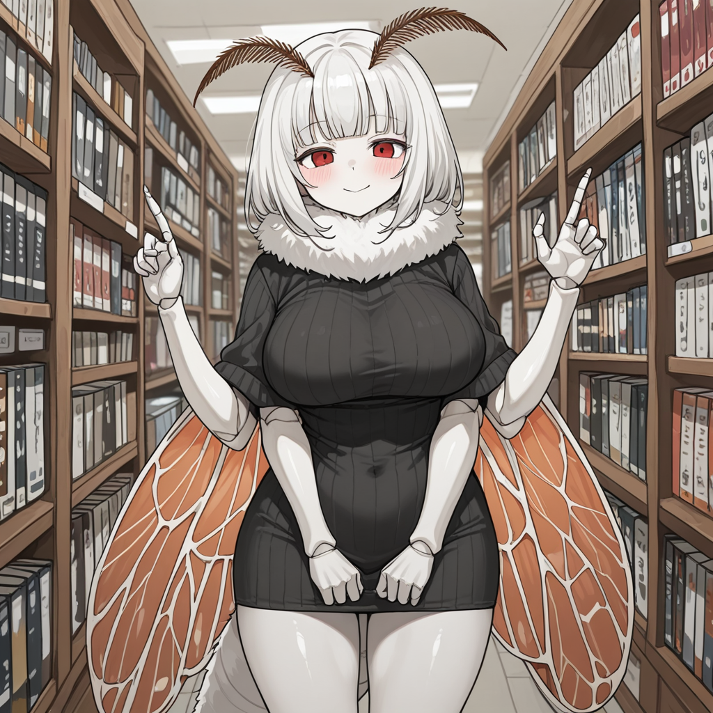 Tinea - Moth Girl - Monster Girlfriend - AI Character