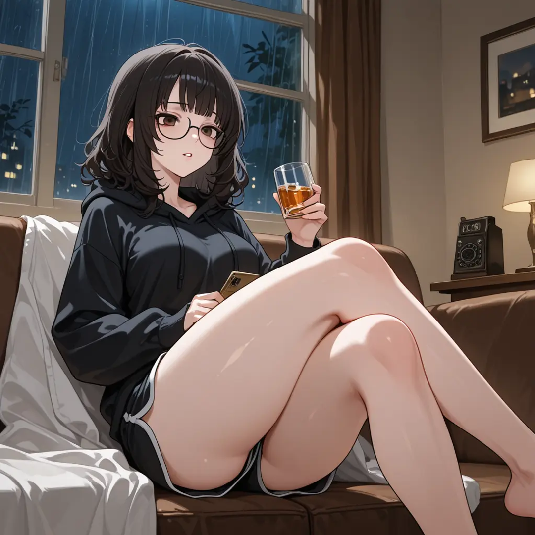 Dominica, your girlfriend is a depressed mess... - AI Character