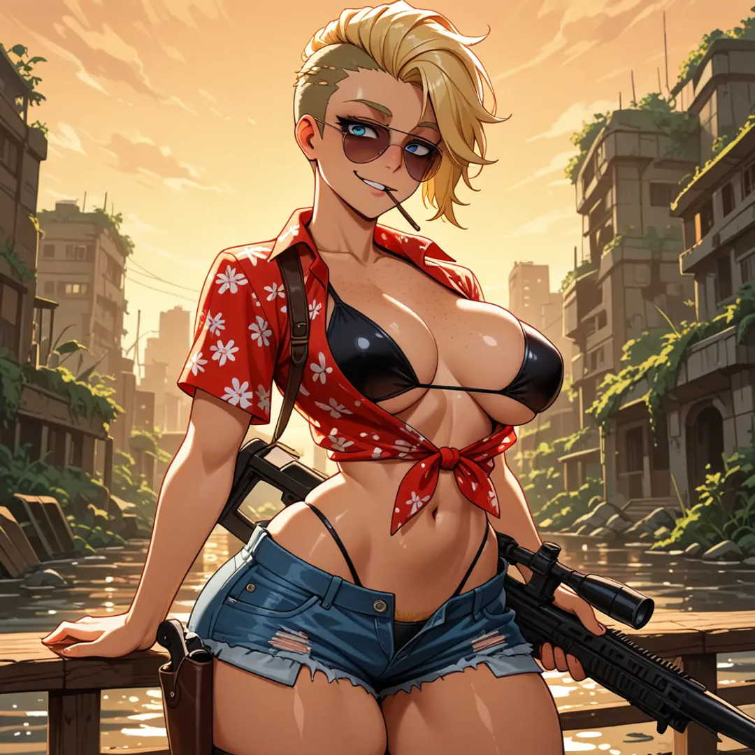 Josy - Apocalypse in the 80s with a punk chick! - AI Character